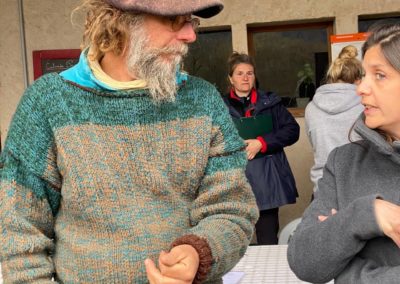 Visite d'Une ferme pour tous, au pays du Mont-Blanc avec l'Addear 74, afin de présenter cet exemple d’organisation collective.